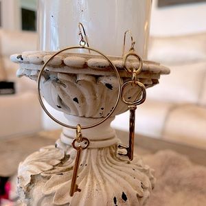 Prince🦹🏽 Inspired different Size Skeleton Key Earrings